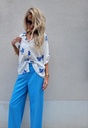 Chemise SYLVIA en lin fleur 