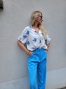 Chemise SYLVIA en lin fleur 