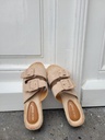 Sandales plates OPHELINE - Beige 