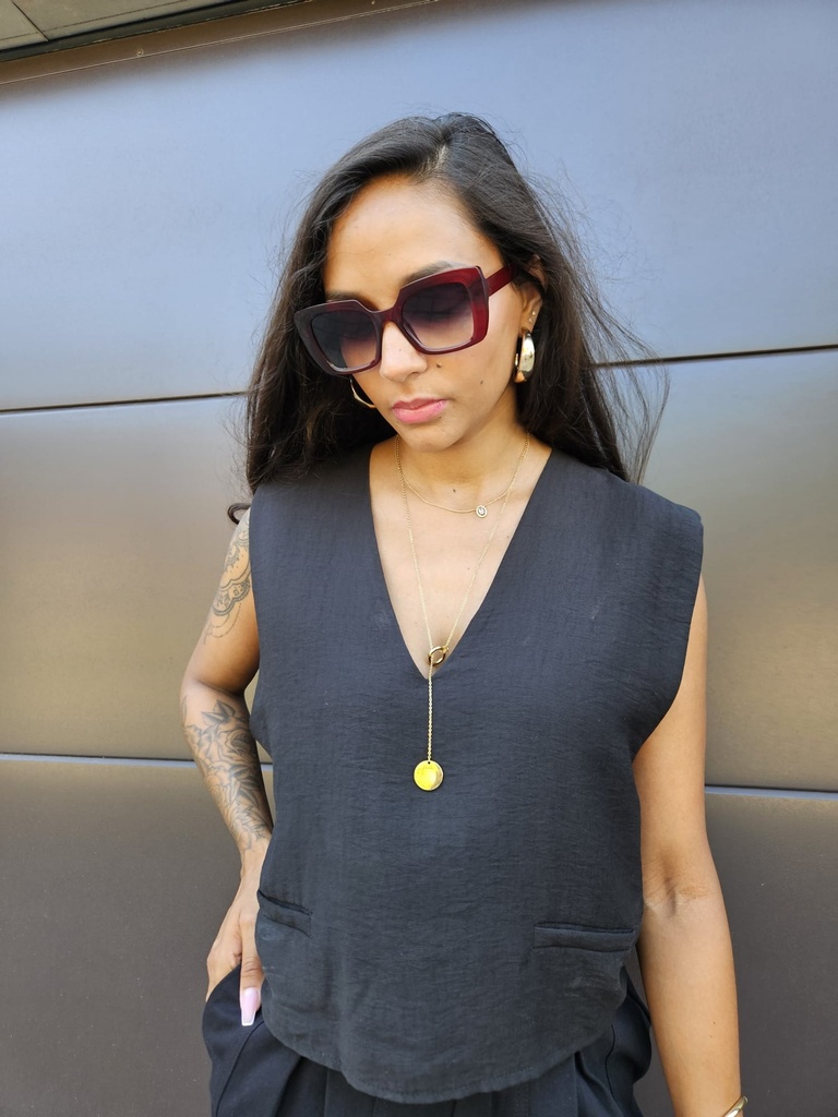 Blouse SIMONA – Lin Noir 