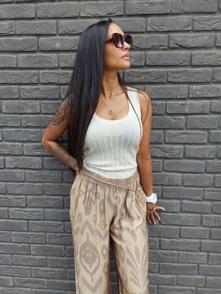 Top BERTINA - Doré 