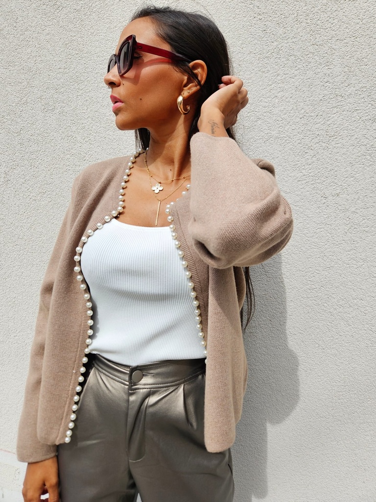 Gilet VESPERINE - Taupe