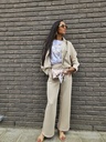 Ensemble decontracté - Beige gauffrette