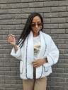 Veste BELLARINA Léopard- Blanc