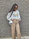 Veste BELLARINA Léopard- Blanc