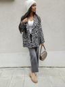 Blazer VICTORIA - Léopard Gris