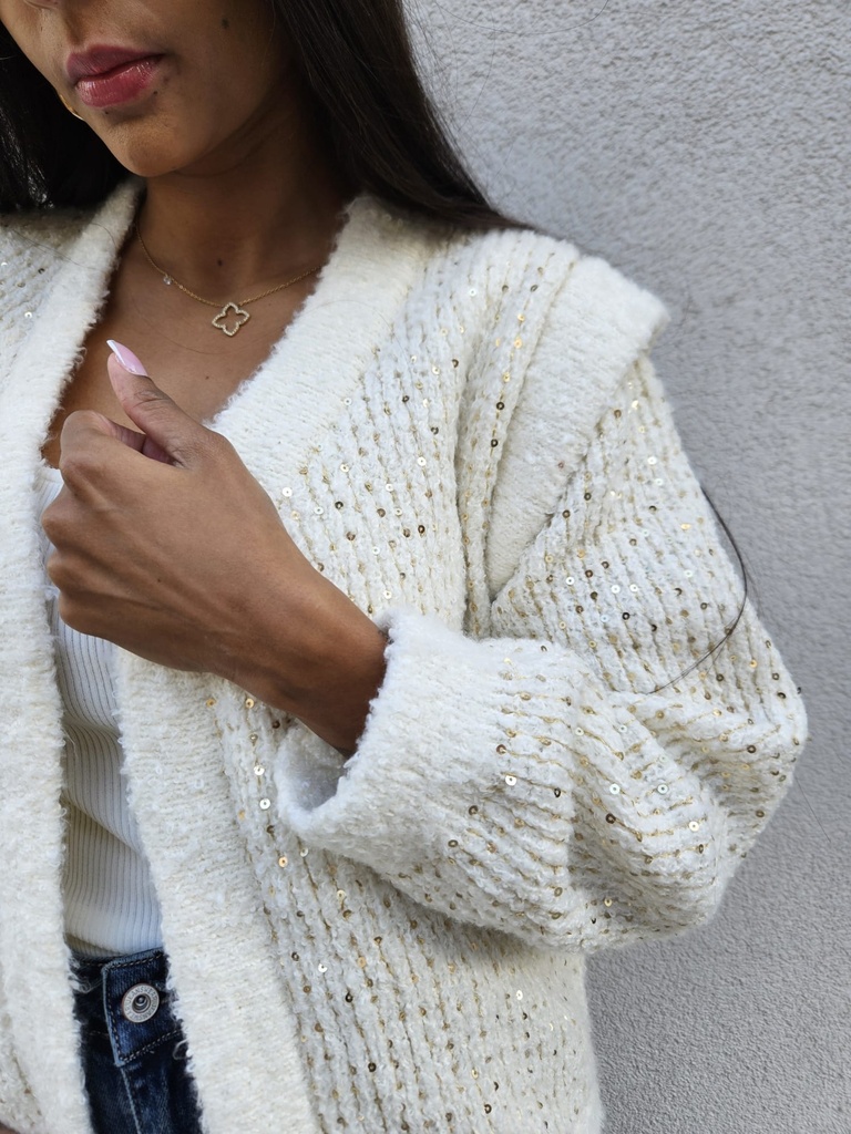 Gilet REGINA - Ecru