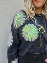 Pull DELIA - Antracite sequin
