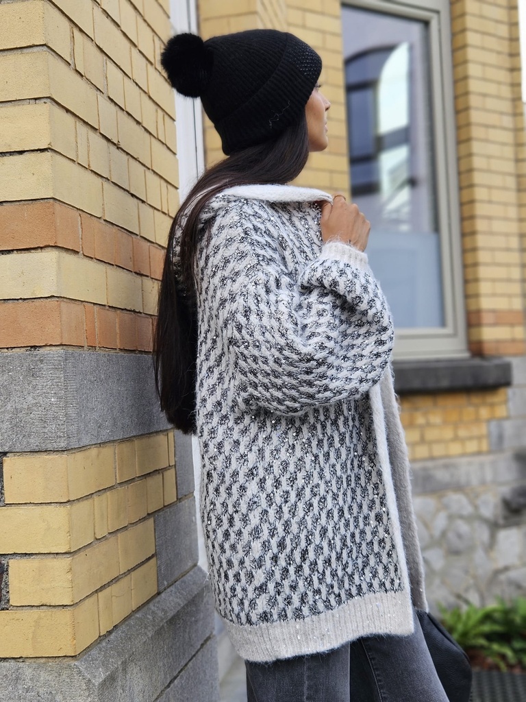 Cardigan à capuche MINA