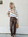 Pantalon Simili ROMY - Marron