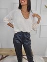 Pantalon Florette simili - Noir  