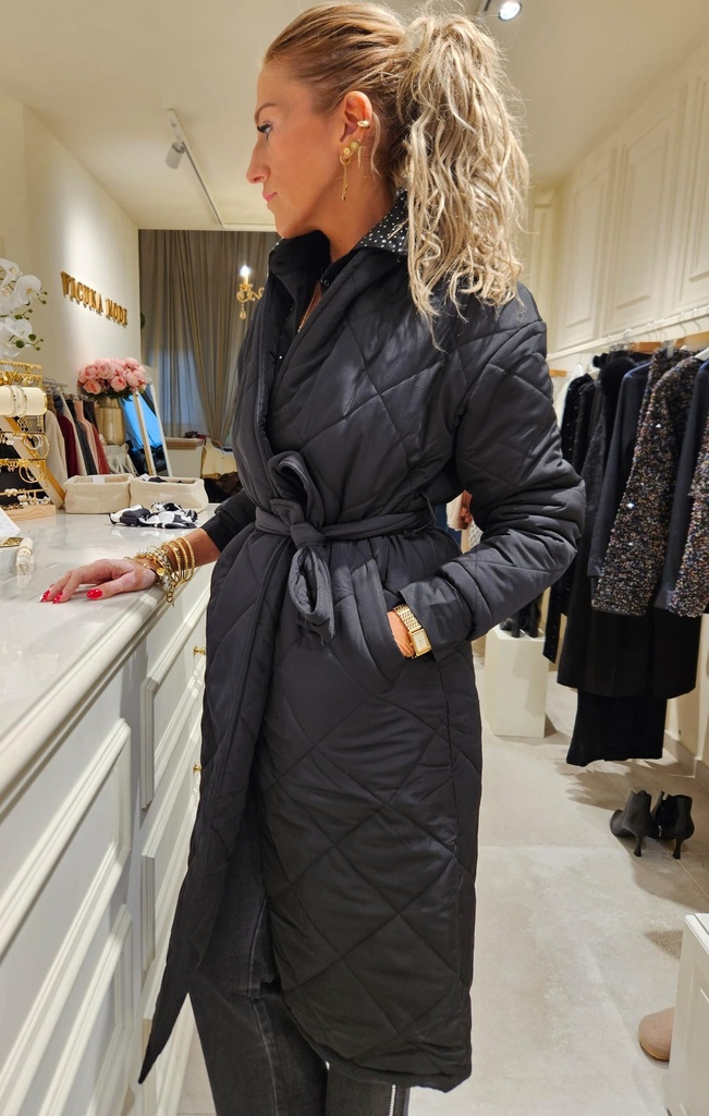Manteau Matelassé POLKA - Noir