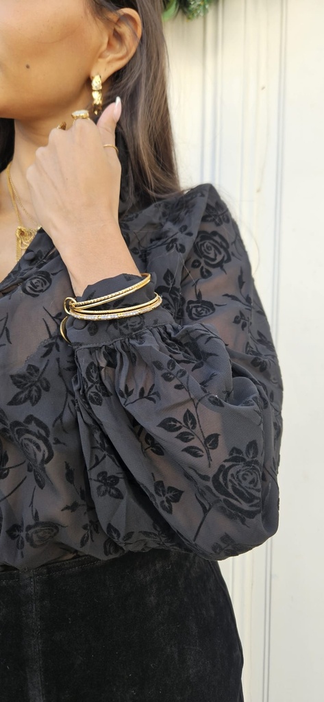 Chemise PRISCILLA - Noir
