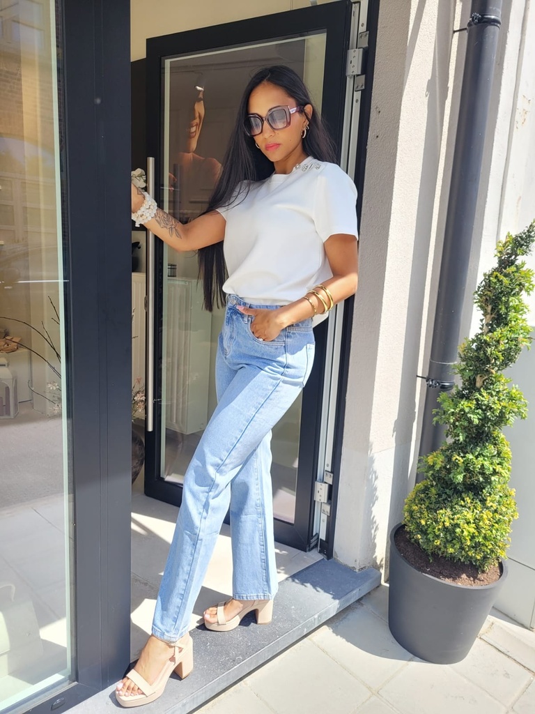 Jeans LOLA – Bleu clair (long)   