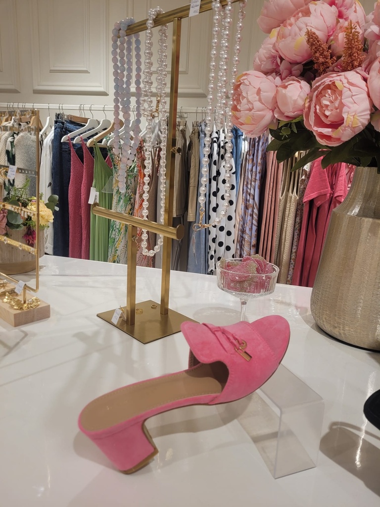 Sandales à talon HERMA - Rose  