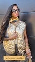Quilted jacket VERONIQUE – Golden 