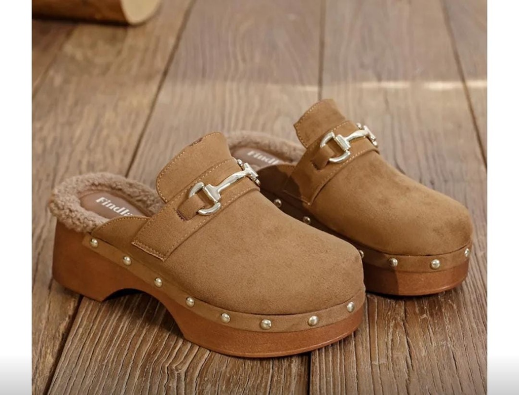 Clogs RIMINI – Camel 