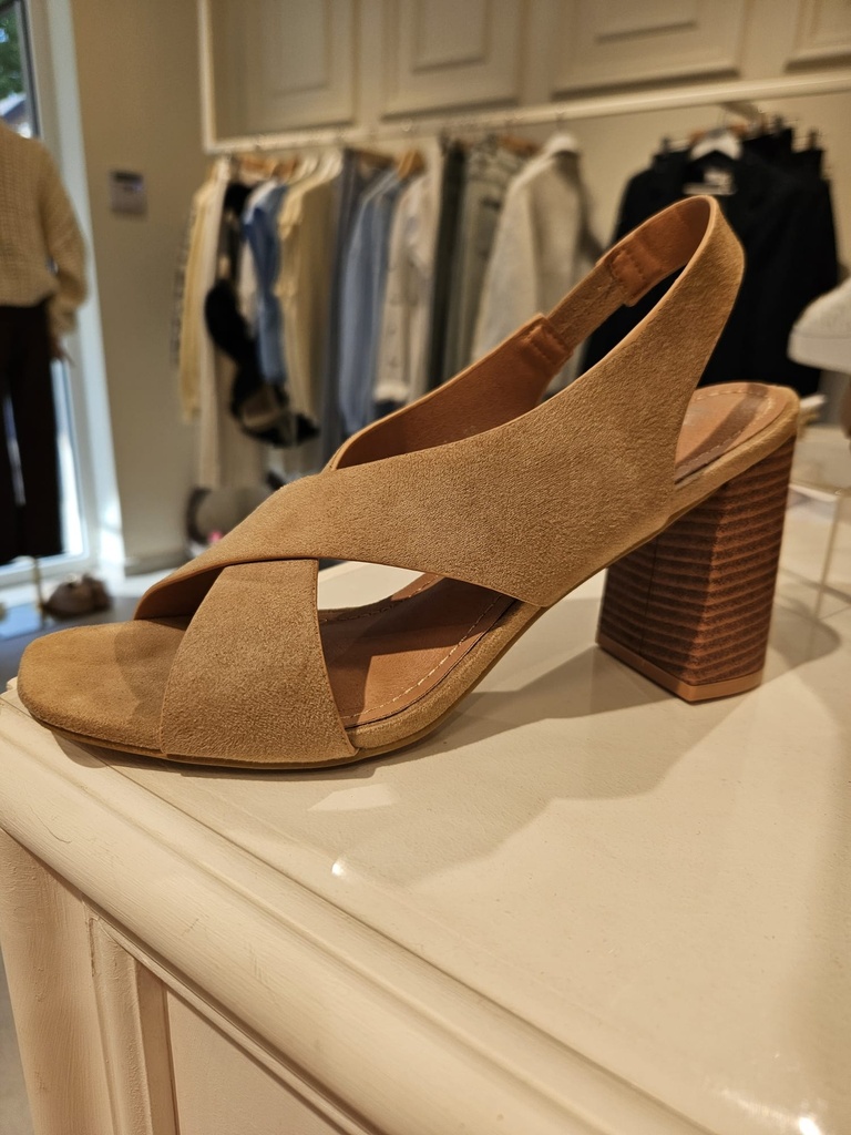 Sandales à talon CRETE– Beige