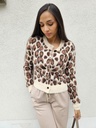 Cardigan OSTENDE Leopard