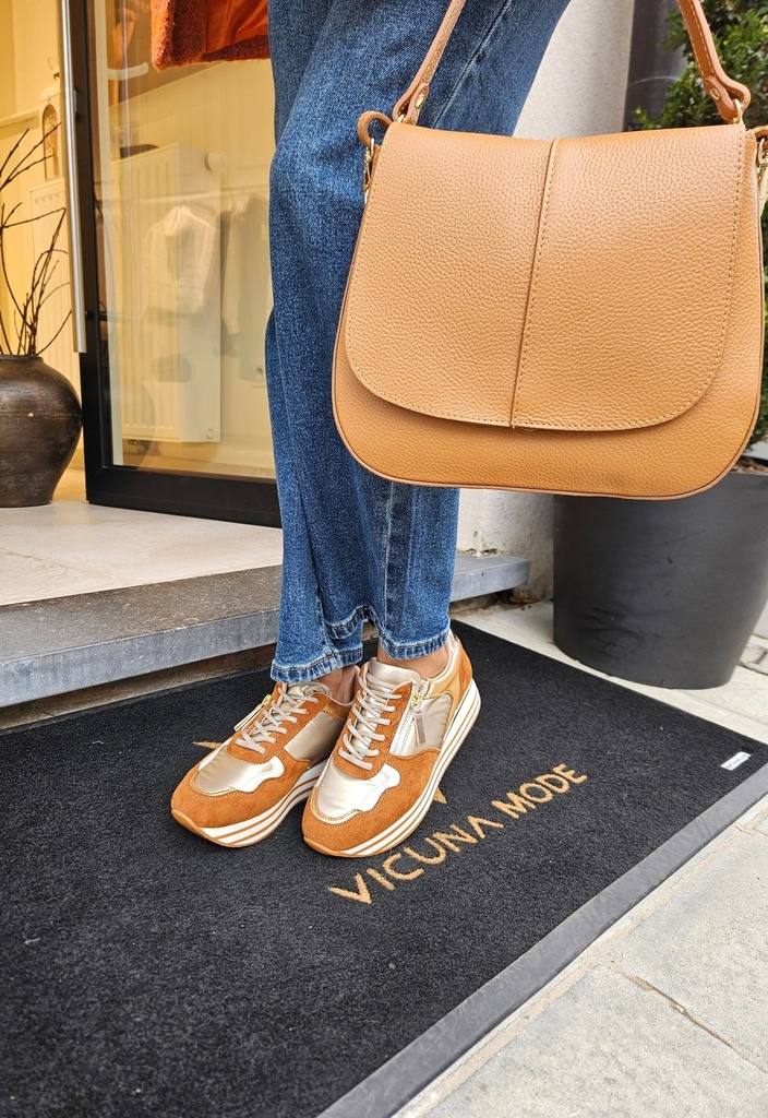 Sneakers LINEA– Cognac