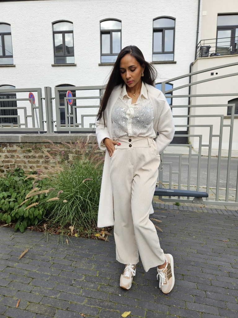 Pantalon INAYA - Ecru