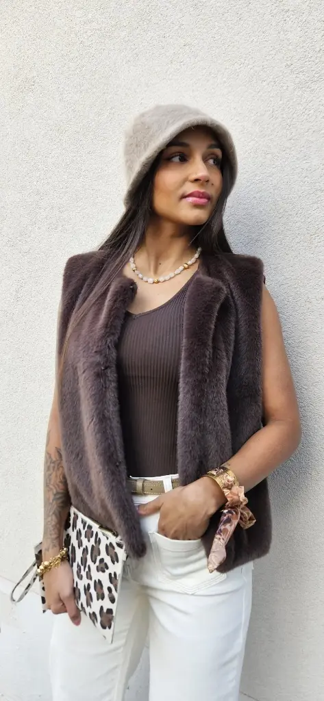 Cardigan ESLINA – Brown