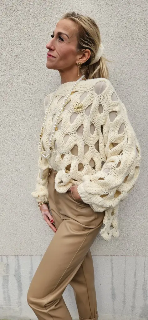 Pull LOLA ROSE - Blanc