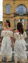 Robe longue - Broderies Blanche