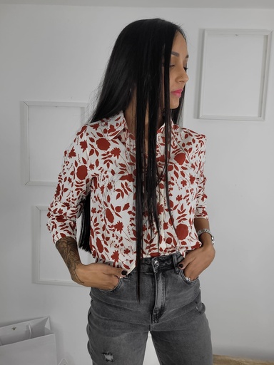 [20220911000010A] Printed Shirt PASCALINE    