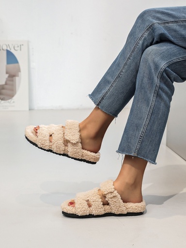 Sandales mouloutes ANNIA – Beige 