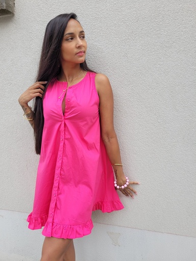 Dress SANDRA - Fuchsia   