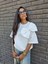 Pull avec nœud OCEANE – Blanc 