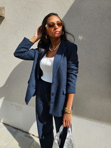 Set ZIGGUY – Blauwe pailletten 