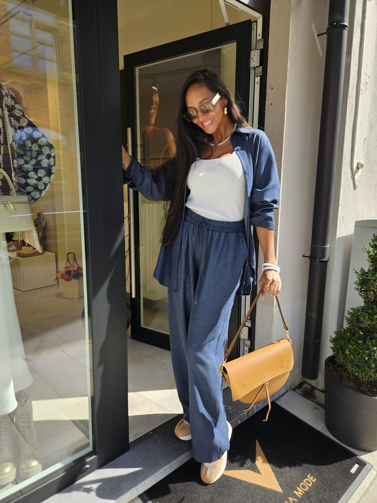 Ensemble ESMERALDA - Jeans bleu