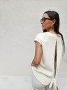 Pull VERONA sans manches - Ecru