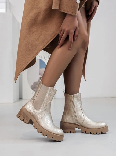 Ankle boots CAPRI – Golden 