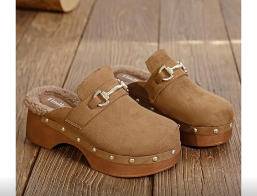 Clogs RIMINI – Camel 