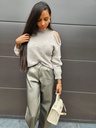 Pantalon Simili SINGAPORE - Taupe