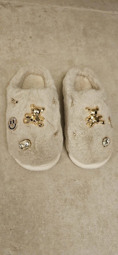 Slippers LOUISA - Taupe