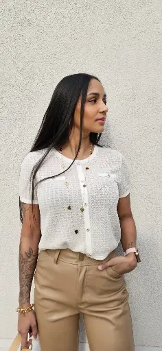 Blouse BEATRICE - Beige