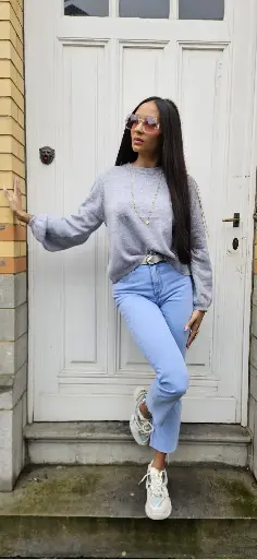 Jeans ANABELLE - Bleu Clair