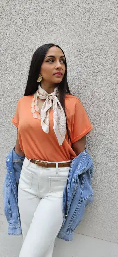 [20250128000004A] T-Shirt - Orange.
