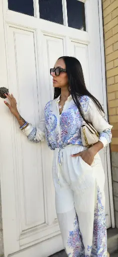 [20250408000006A] Chemise Bohème 
